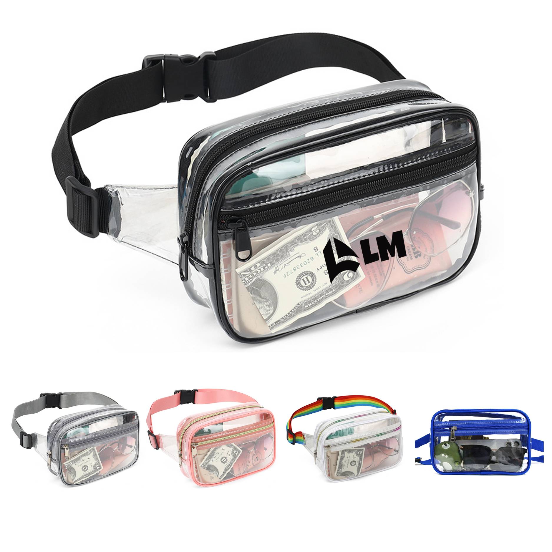 Clear Waist Belt Bag