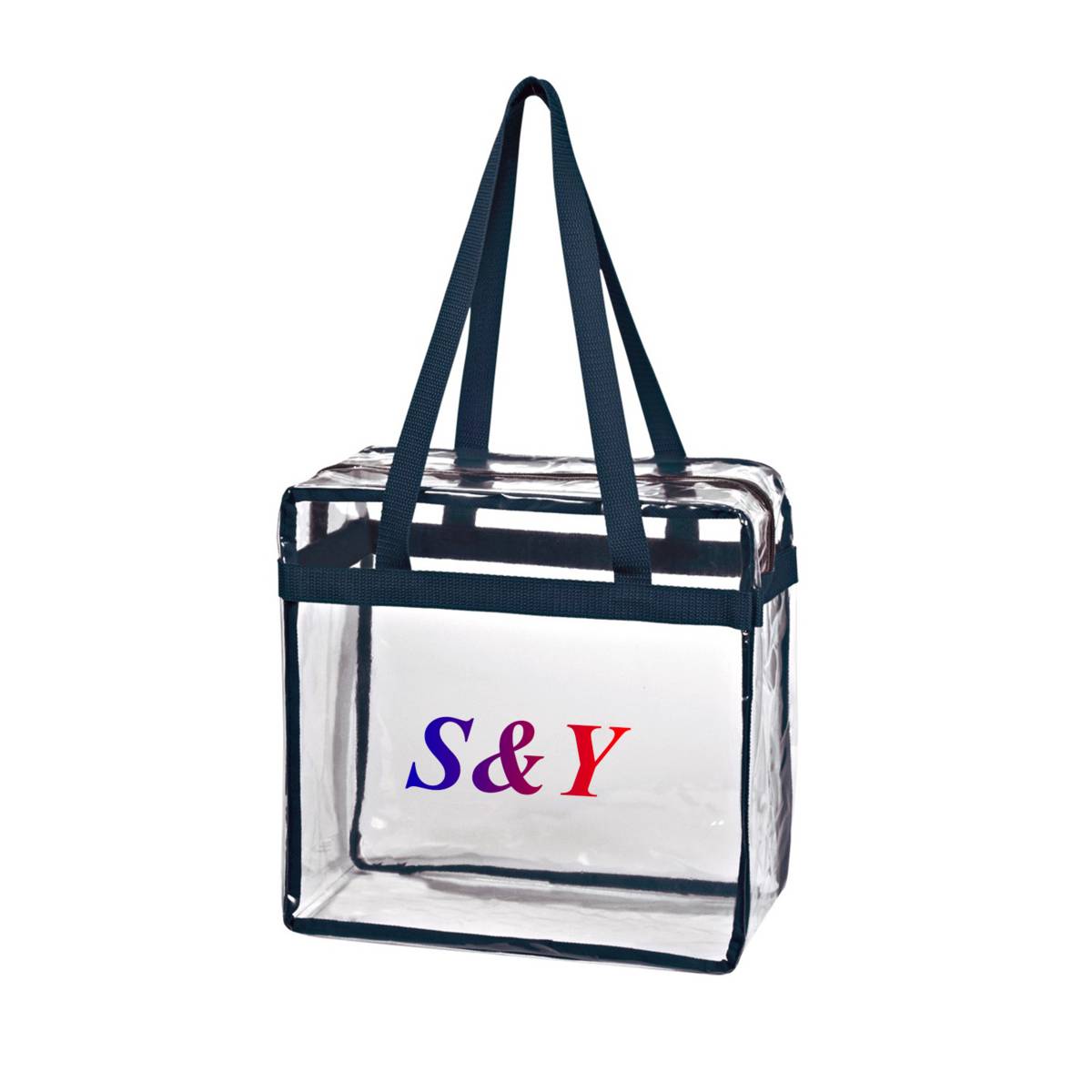 Clear Tote Bag w/ Zipper