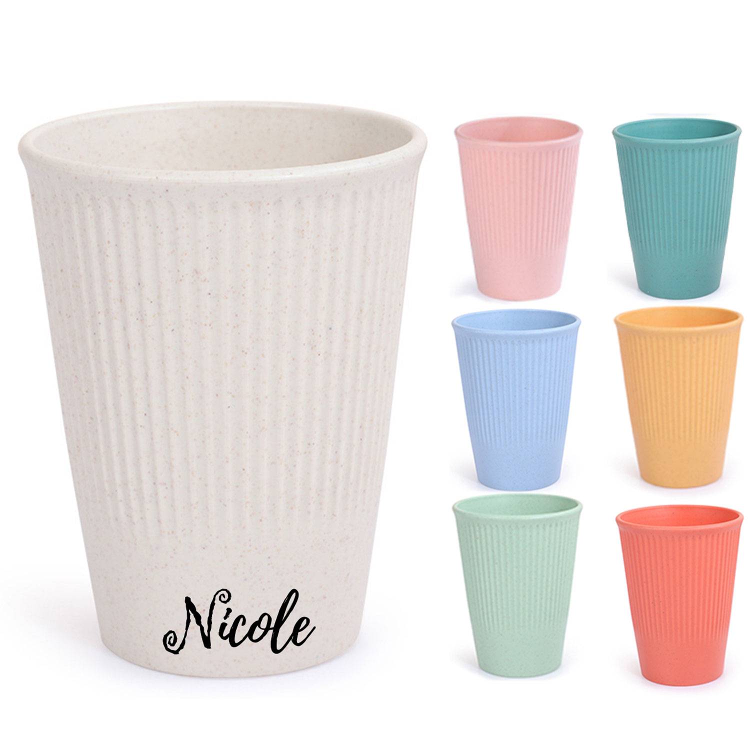 13Oz Wheat Straw Cups