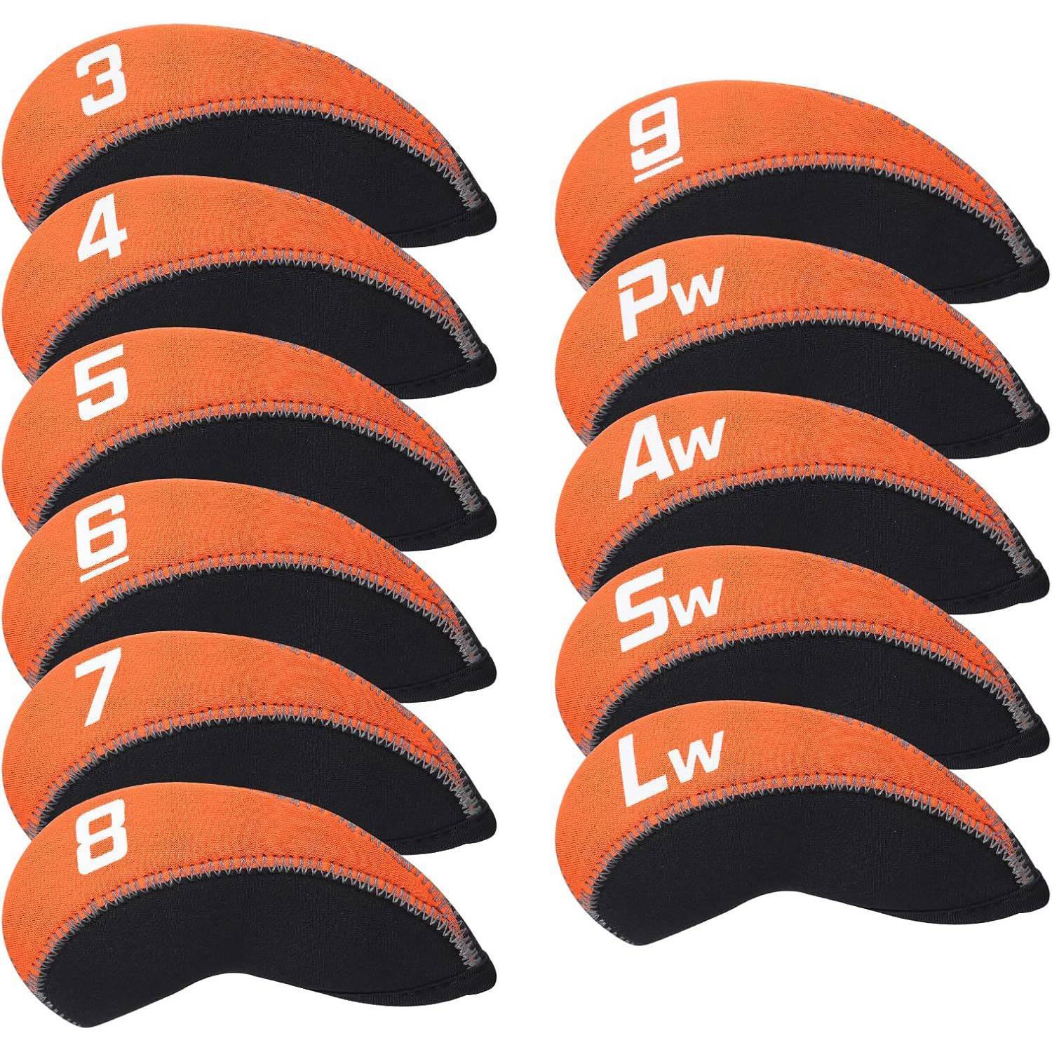 11PCS Custom Neoprene Golf Club Headcover - Image 14
