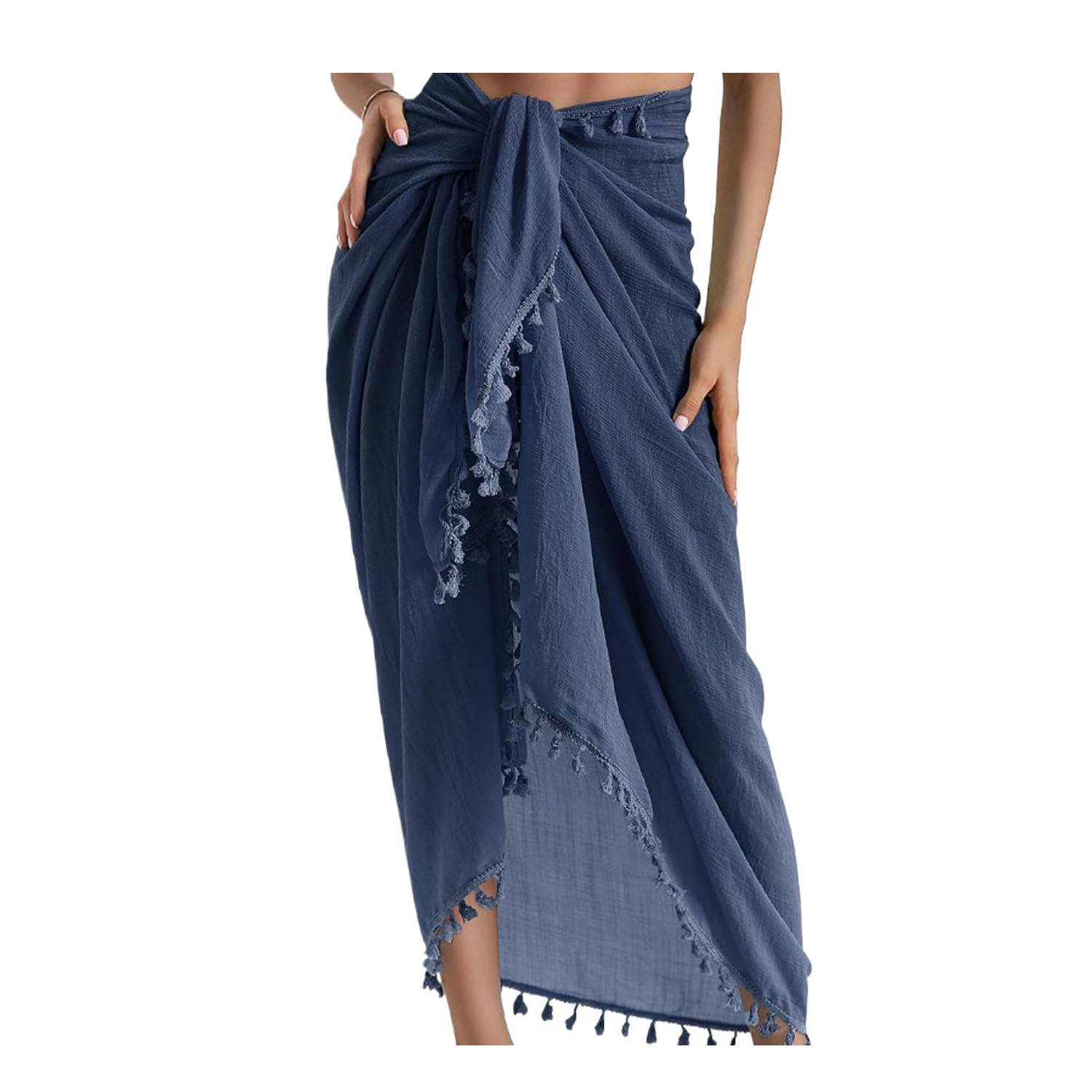 Women's Swimwear Beach Sarong Cover Up w/ Tassel - Image 6