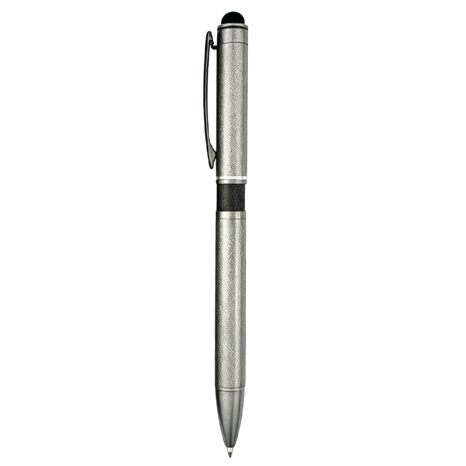 Retractable Metal Ballpoint Pen w/ Stylus - Image 6