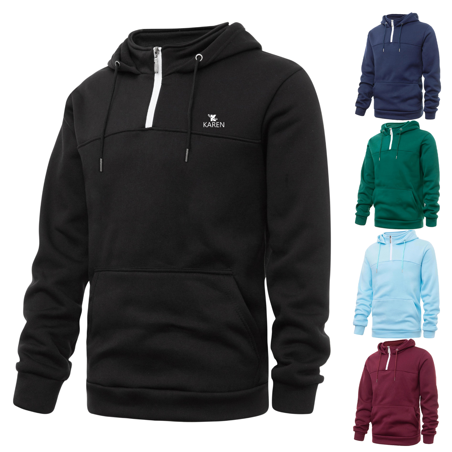 1/4 Zip Breathable Hoodie