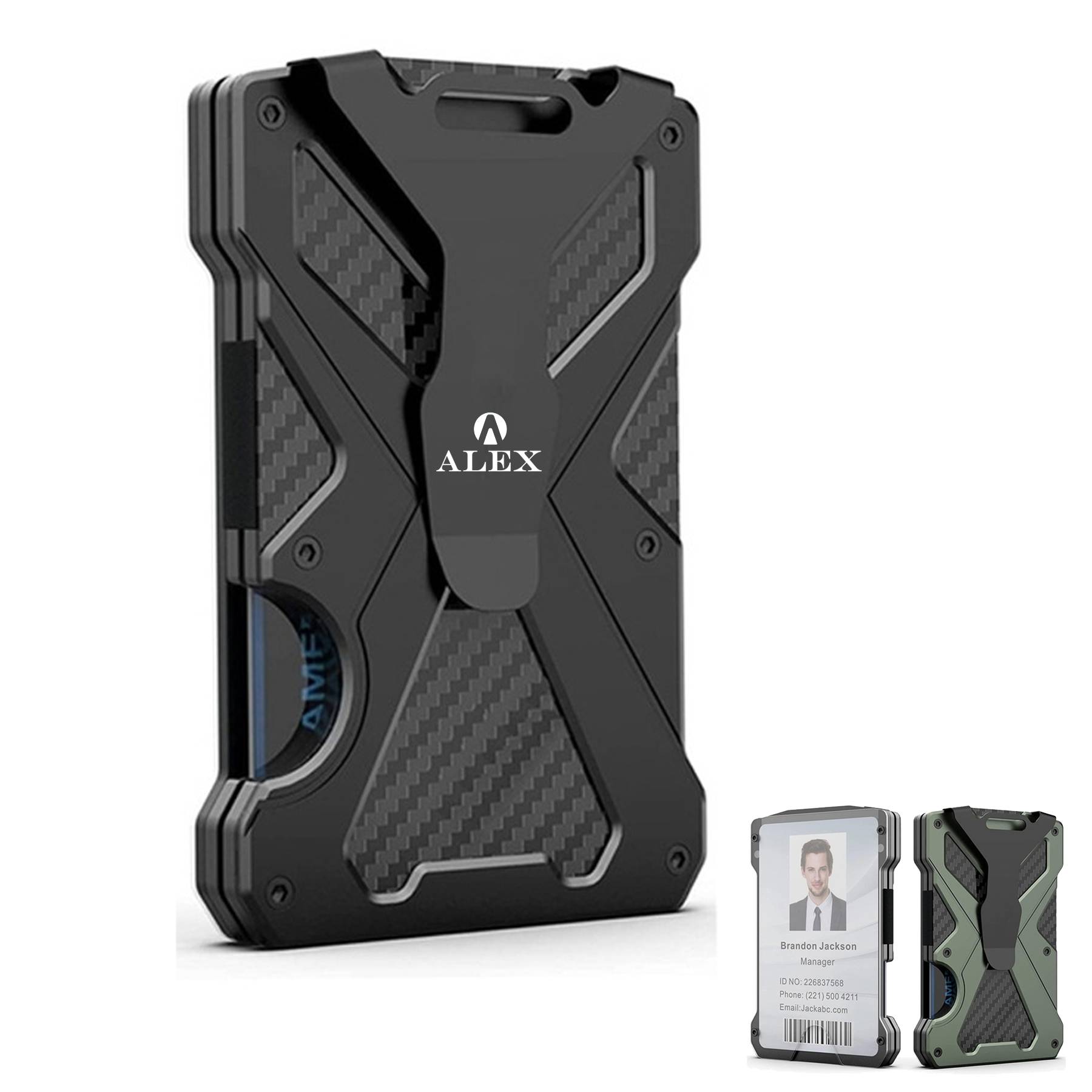 Ultra-Slim Aluminum Alloy Wallet for Men