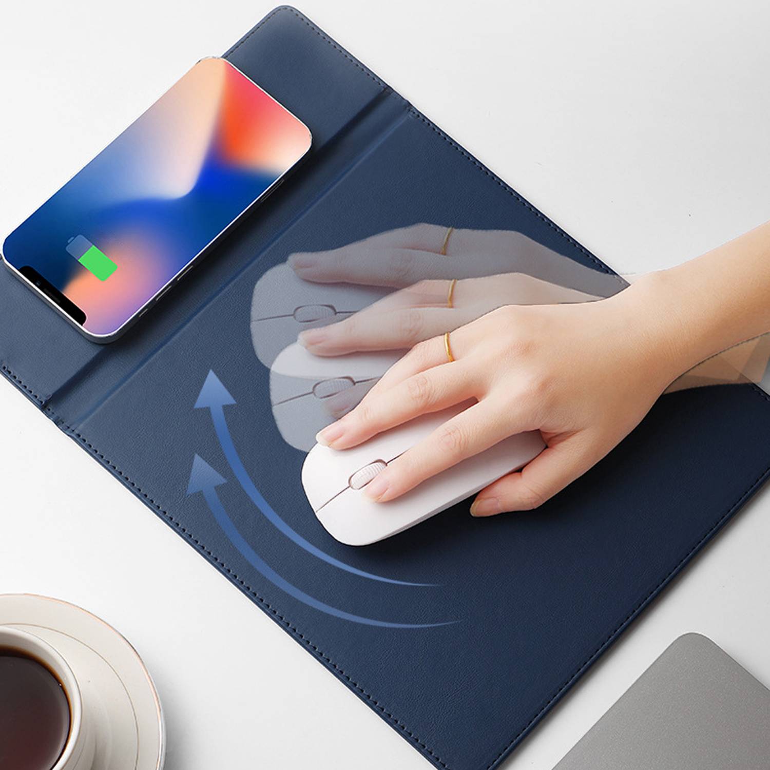 15W Wireless Fast Charging Mouse Pad - Image 9