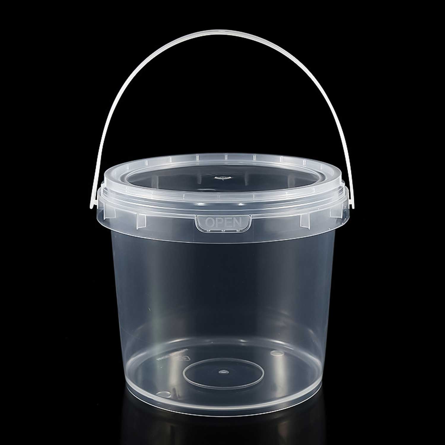Pet Snack Storage Bucket - 500g Plastic Handled Container - Image 3