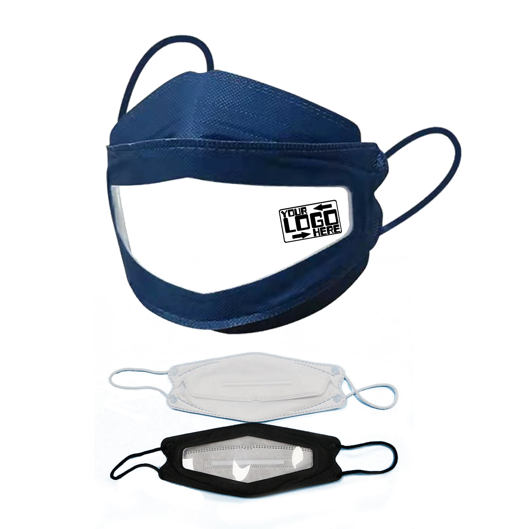 Kf94 Masks With Clear Window