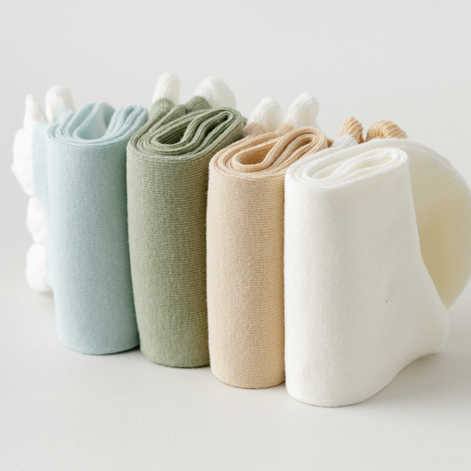 Pure Cotton Knitted Month Socks Post-Slip Resistant - Image 4