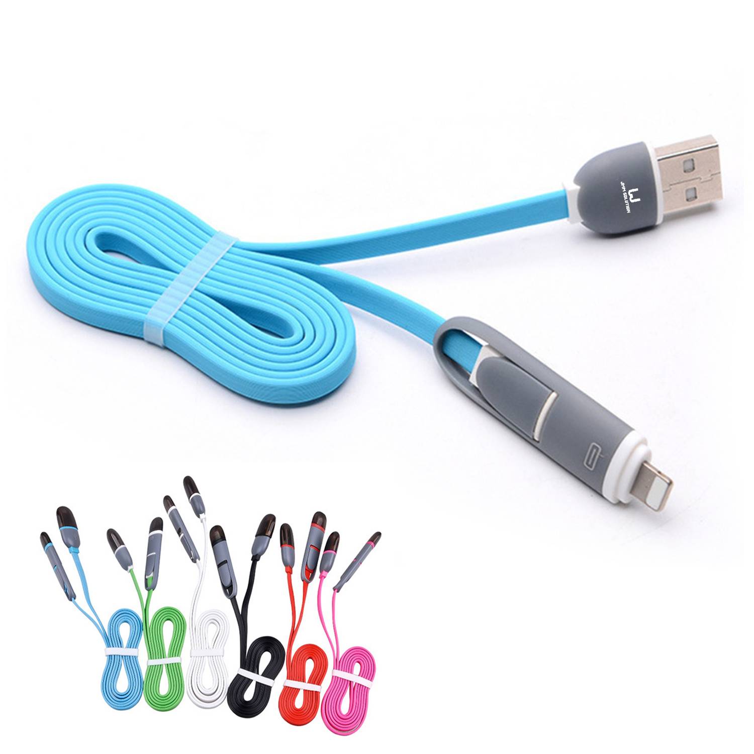 2 In 1 Multifunction USB Data Sync Charging Cable