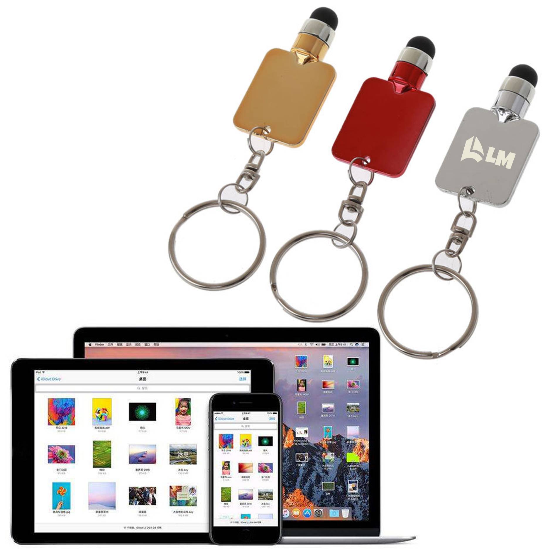 Touchscreen Stylus Keychain