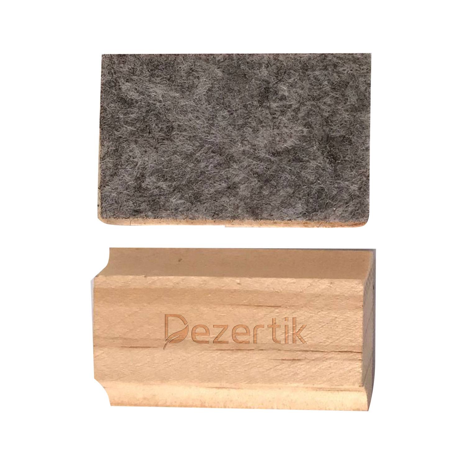 Durable Flannellette Small Wooden Felt Eraser for Blackboard