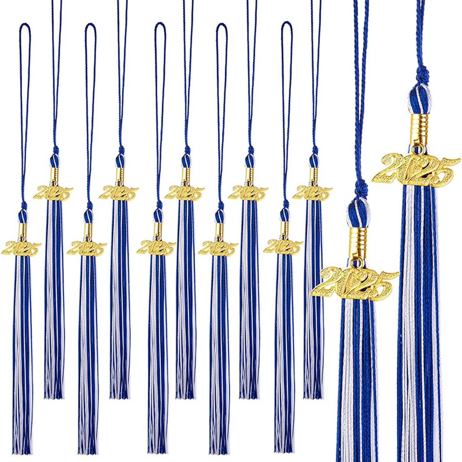 Graduation Tassels With Gold 2025 Year Charm Pendant - Image 5