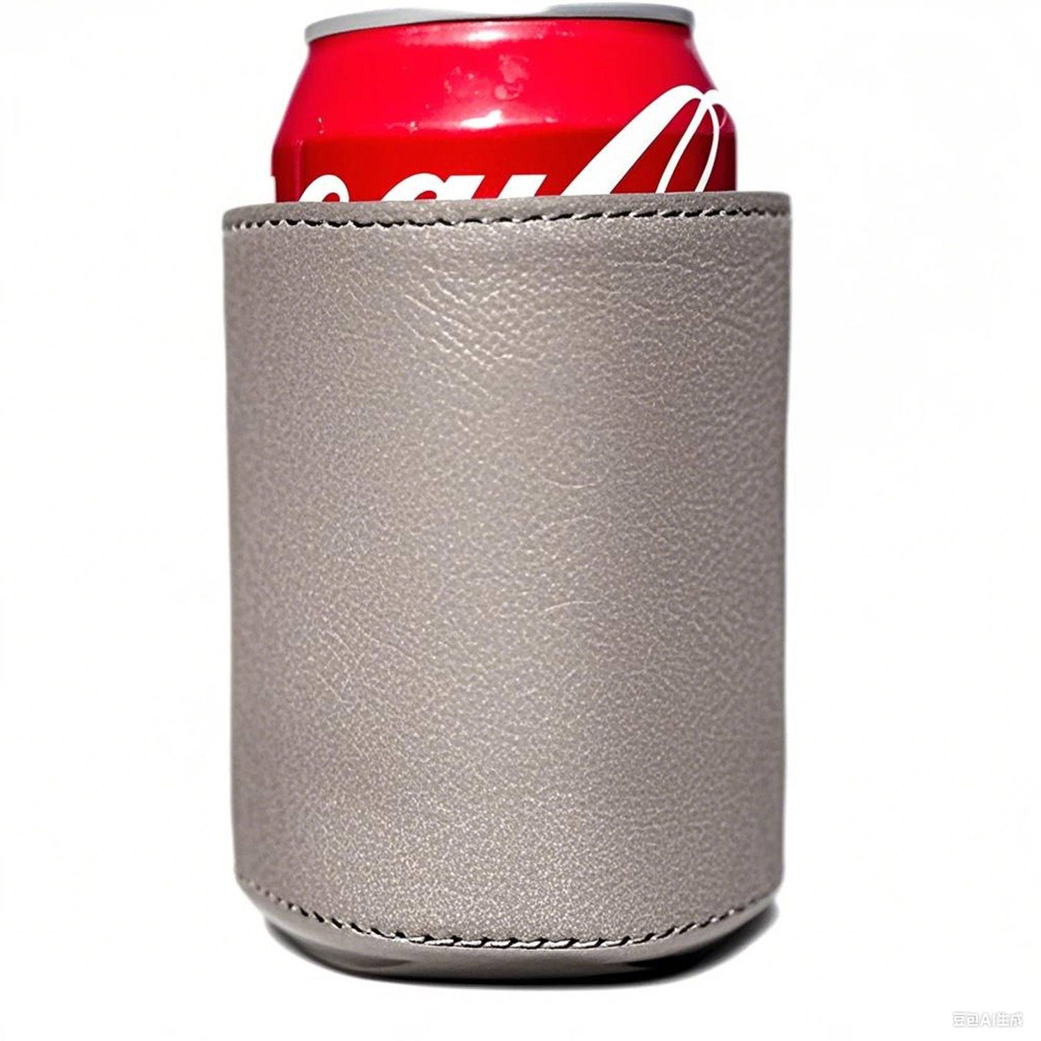 PU Leather Can Cooler Sleeve - Image 4