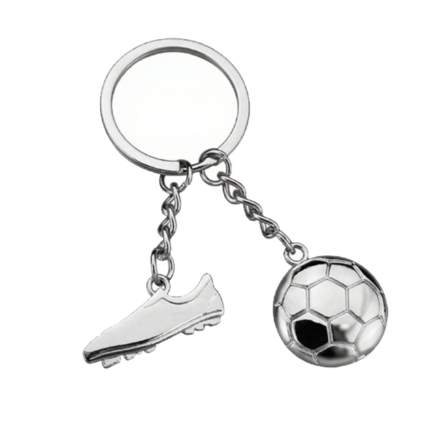 Metal Football Keychain - Image 3