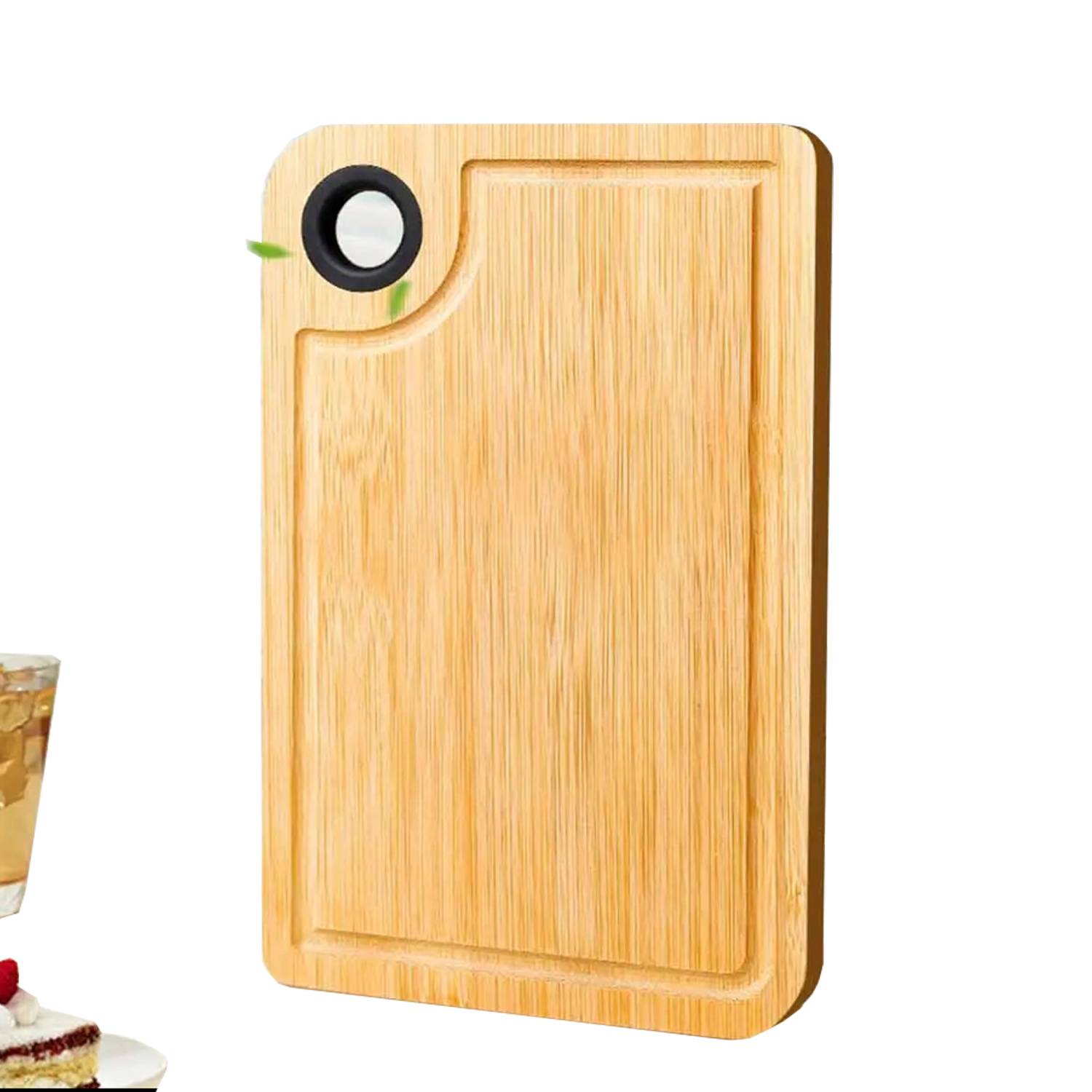 Double-Sided Household Bamboo Cutting Board w/ Groove - Image 5