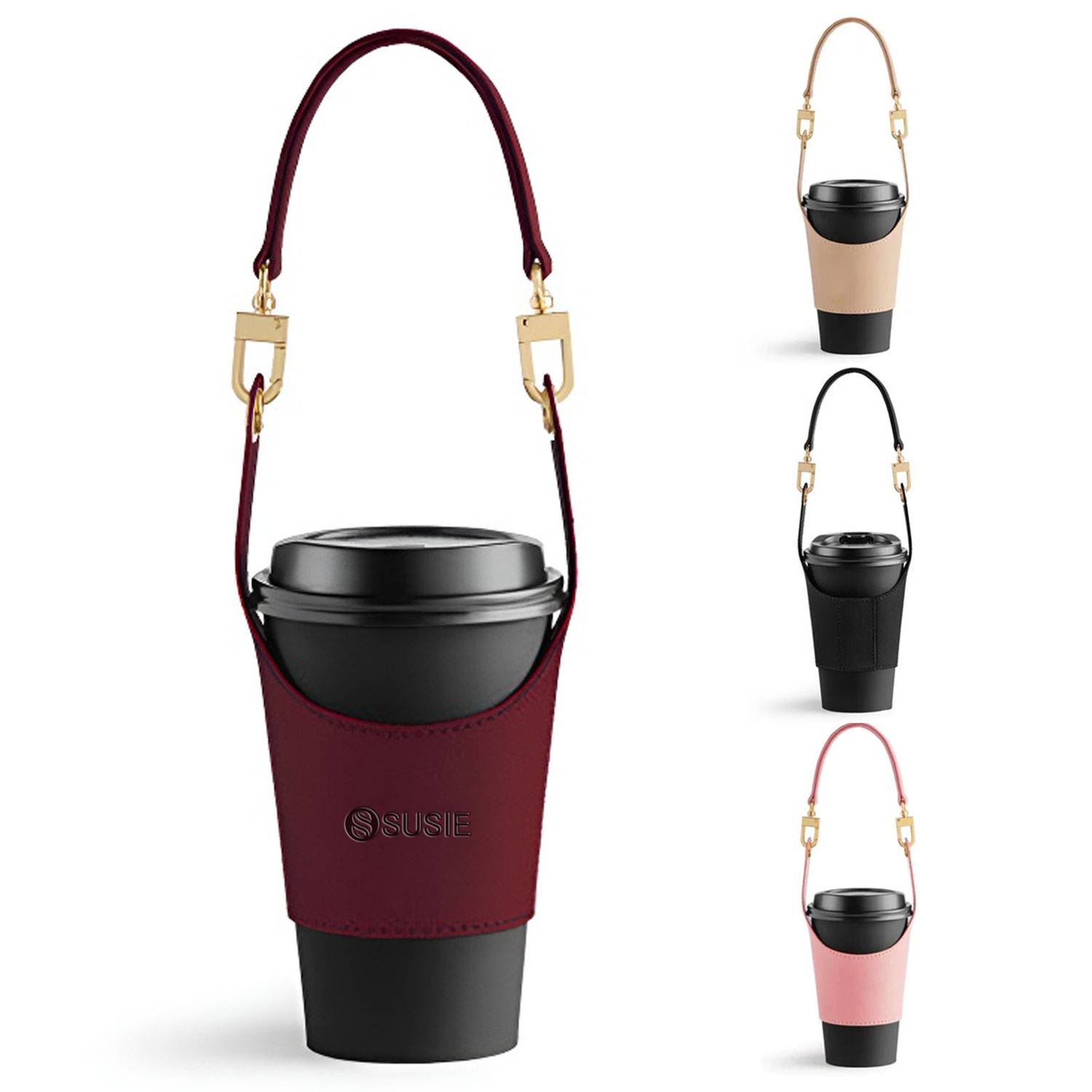 PU Coffee Cup Sleeve Carrier Holder