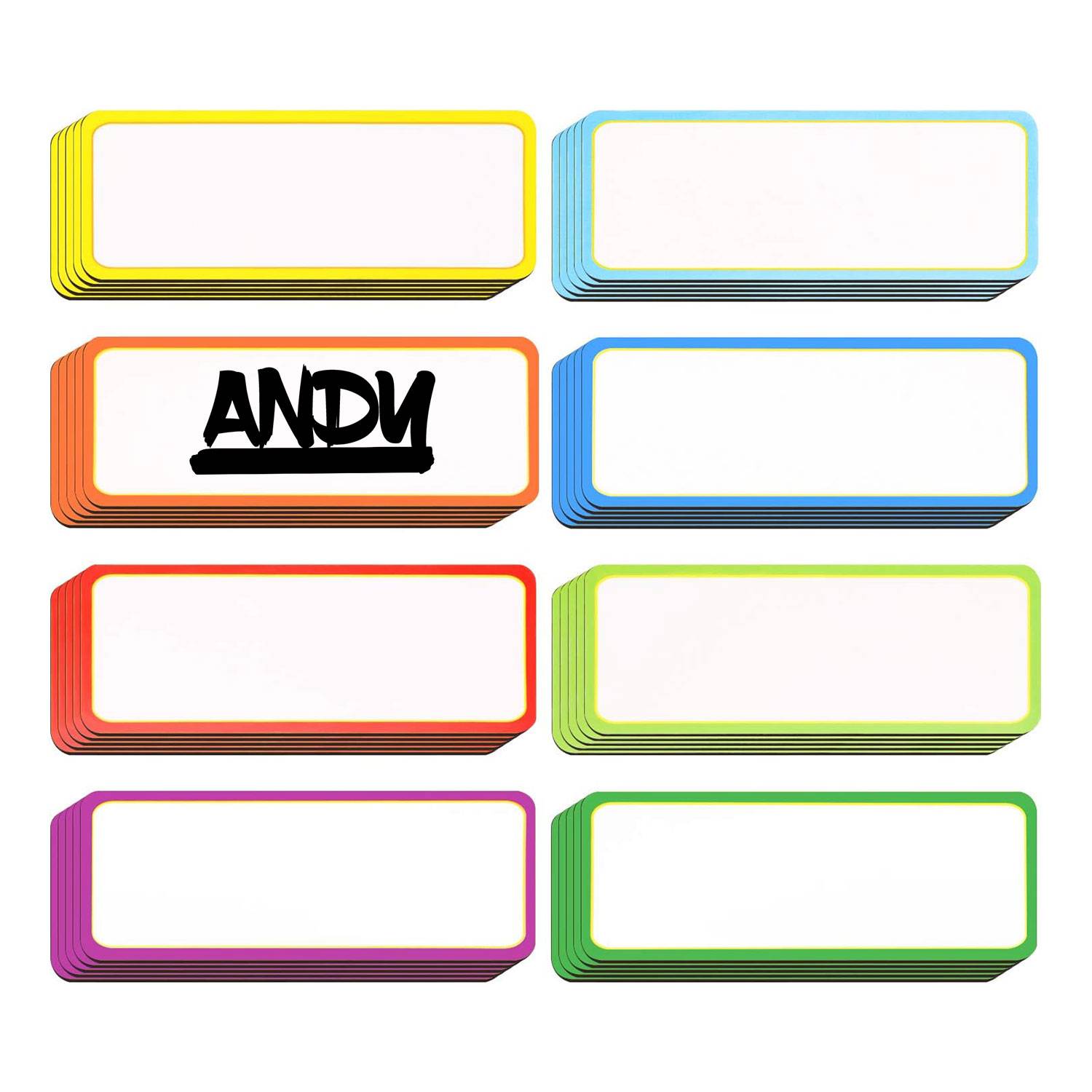 54 Pieces Magnetic Dry Erase Labels