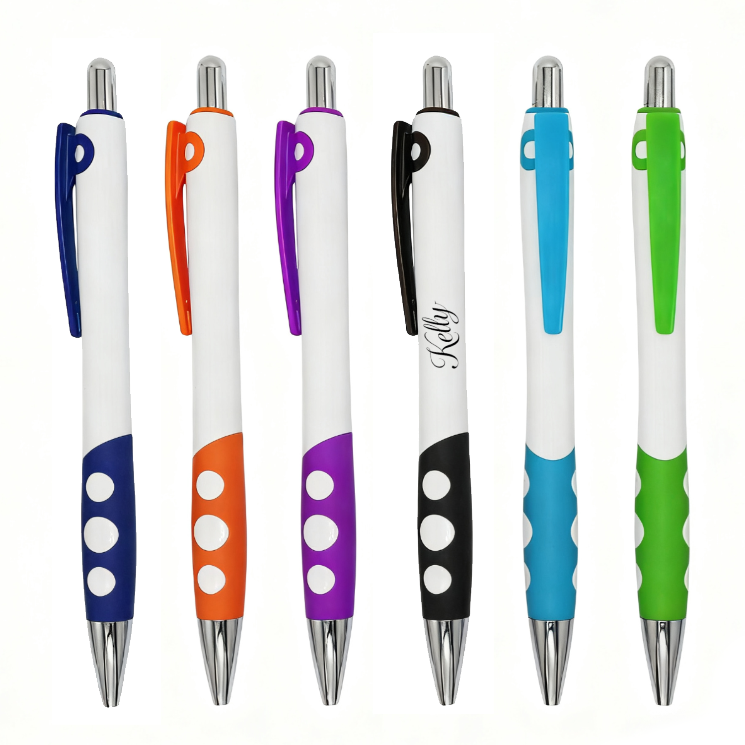 Colorful Retractable Plastic Ballpoint Pen