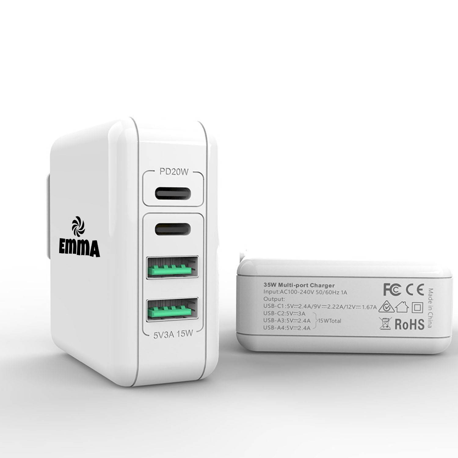 USB Multi Port Cell Phone Charging Head