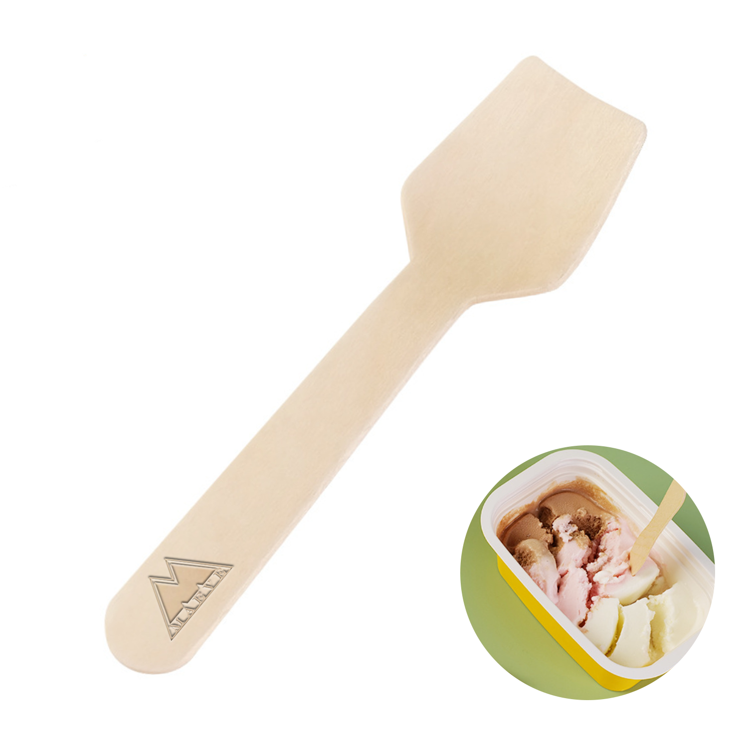 Mini Wooden Spoon Disposable Cutlery
