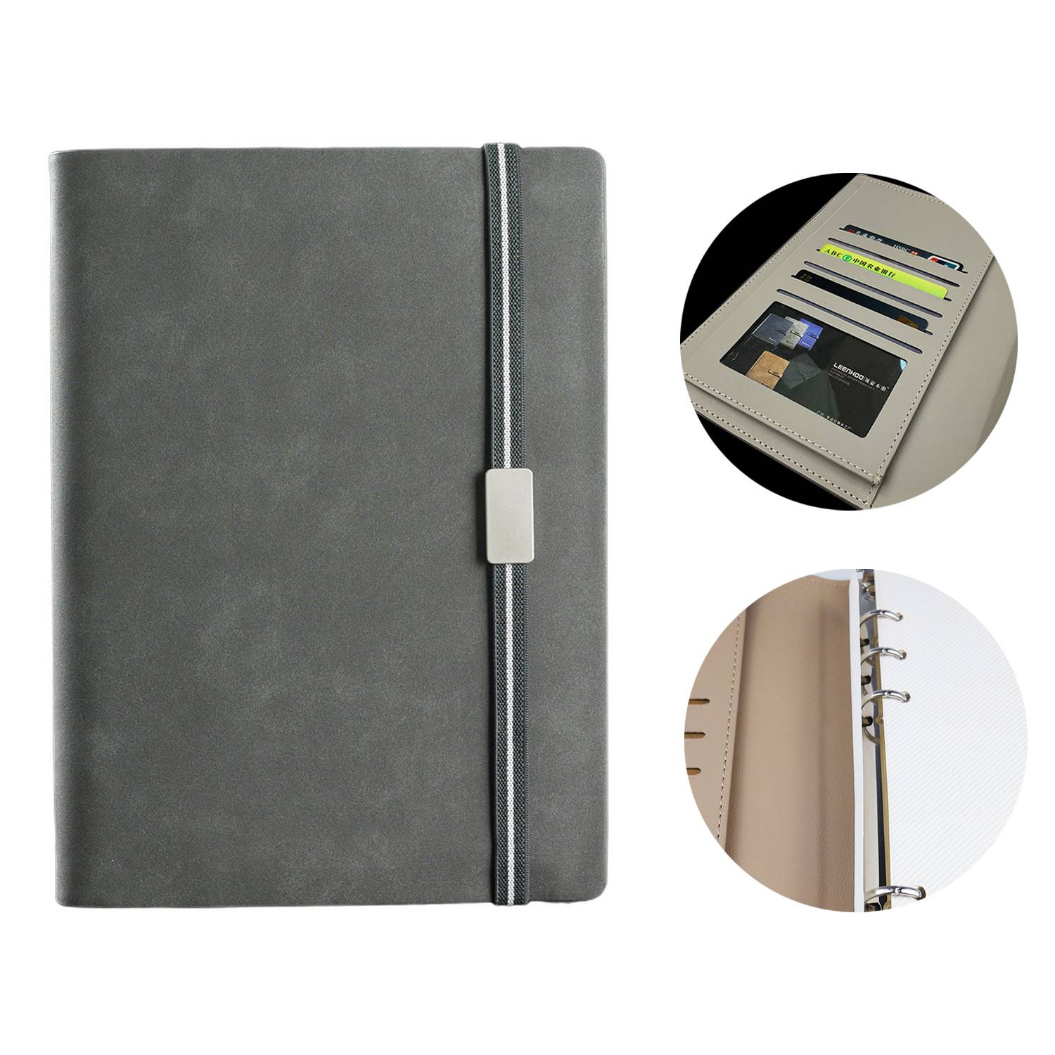 A5 PU Leather Binder Notebook - Image 6