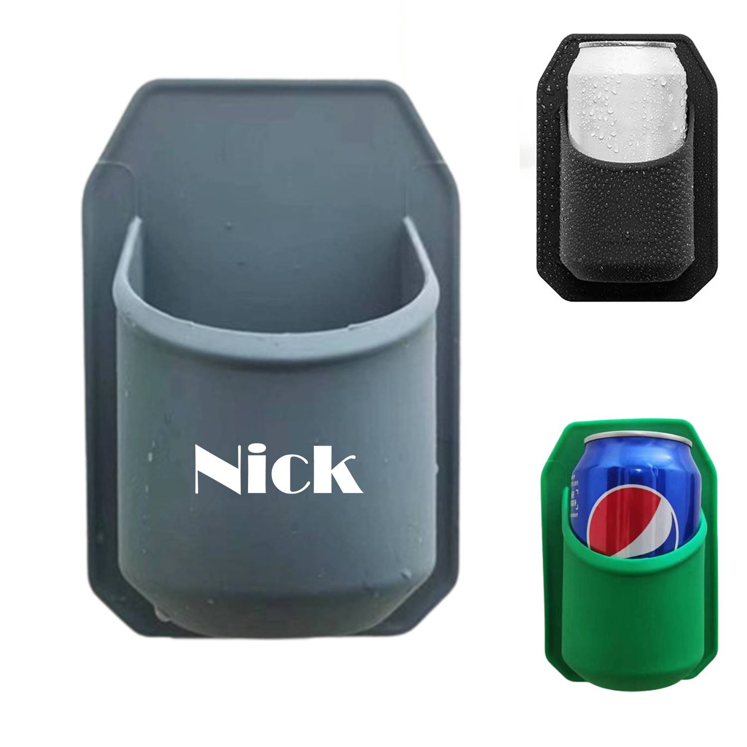 Silicone Portable Organizer Drinks Stick to the Wall