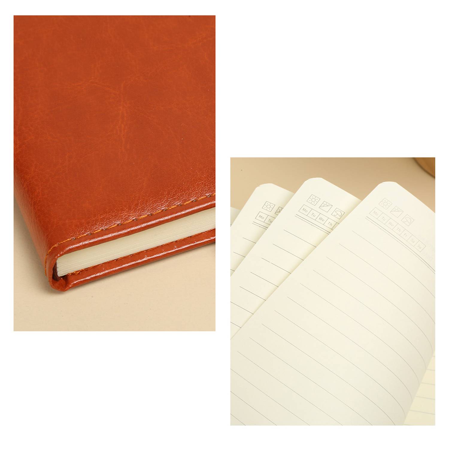 A5 200 Pages PU Leather Notebook w/ Calculator - Image 6