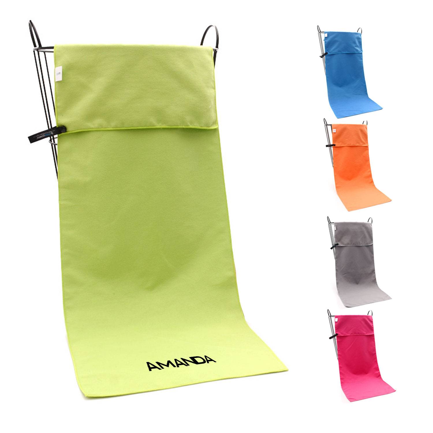 own logo microfiber anti bacterial Quick Dry gym Sport Towel