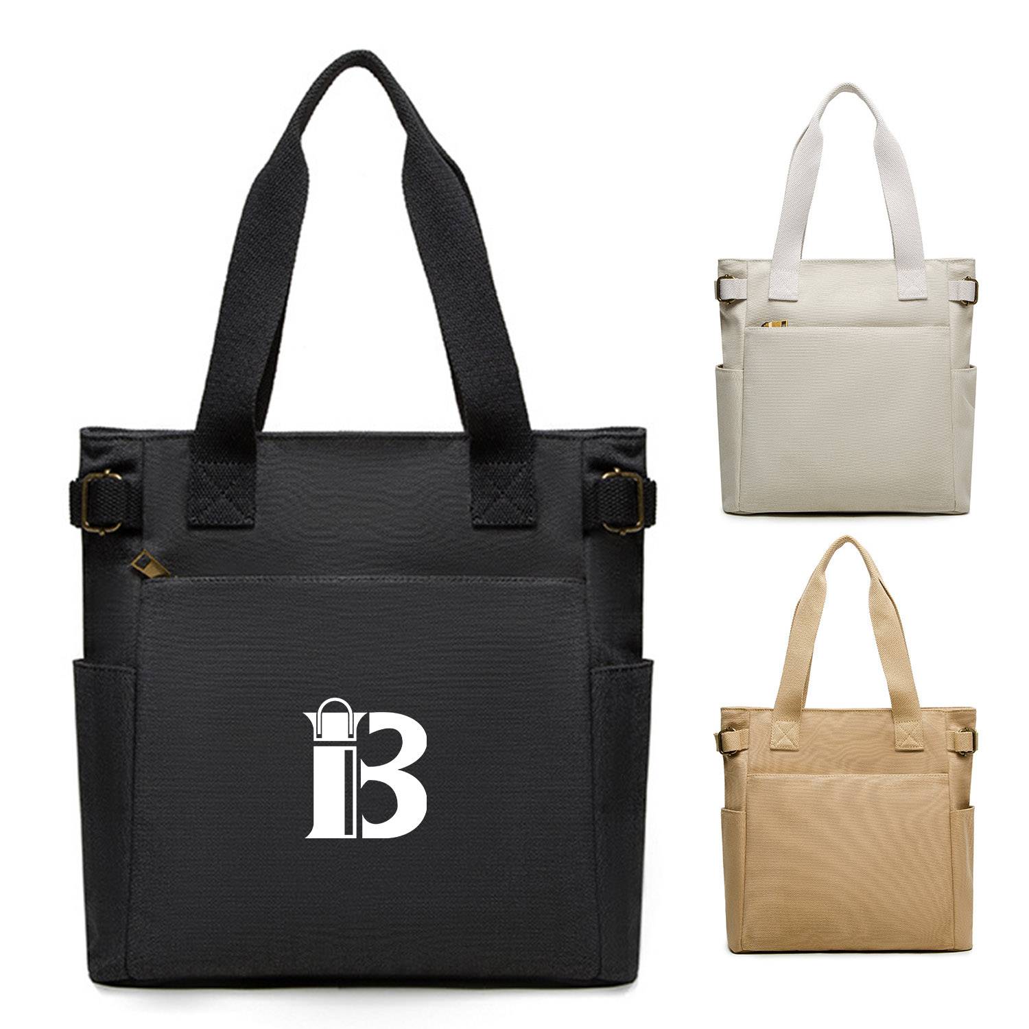 Canvas Shoulder Student Computer Tote Bag