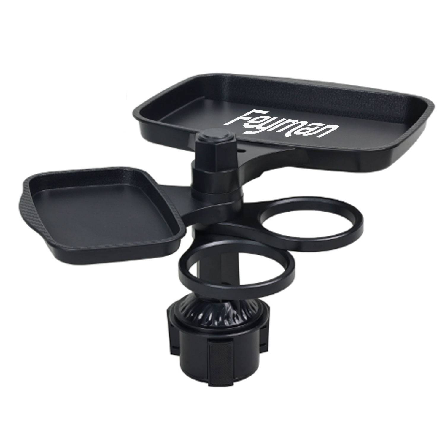 360 Degree Rotating Car Cup Holder Food Tray
