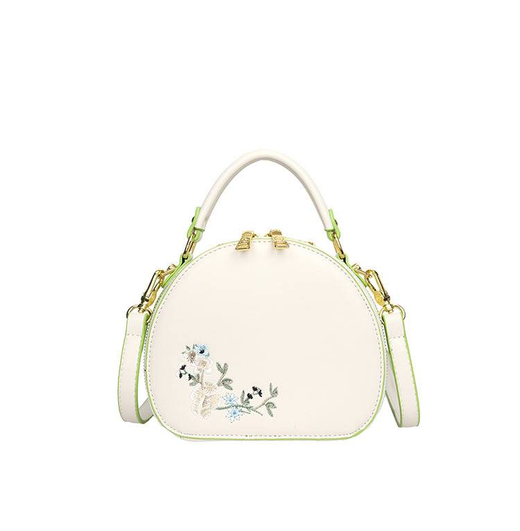PU Embroidered Fashion Handbag Crossbody Bag - Image 3
