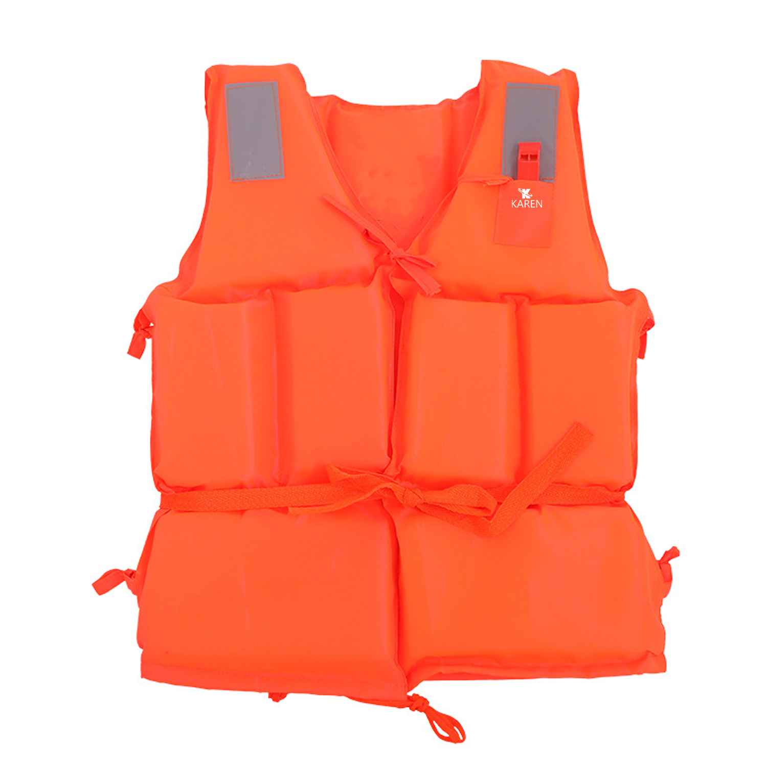 Waterproof Reflective Safty Vest W/ Whistle