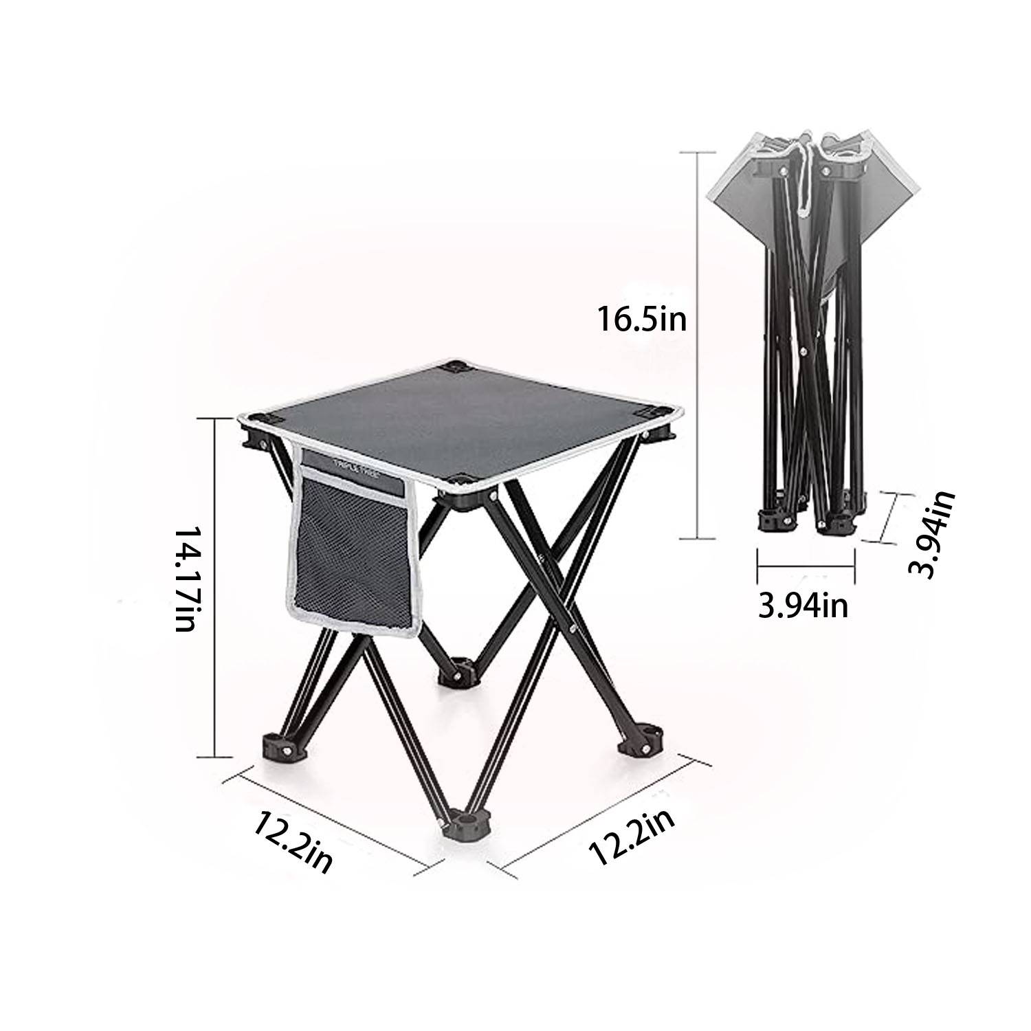 Easy To Carry Light Camping Picnic Square Stool - Image 4