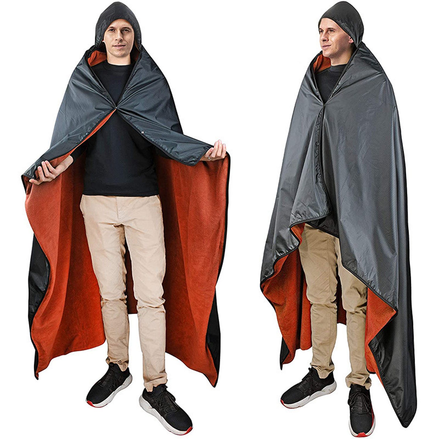 Windproof & Warm Wearable Camping Quilt - Image 5