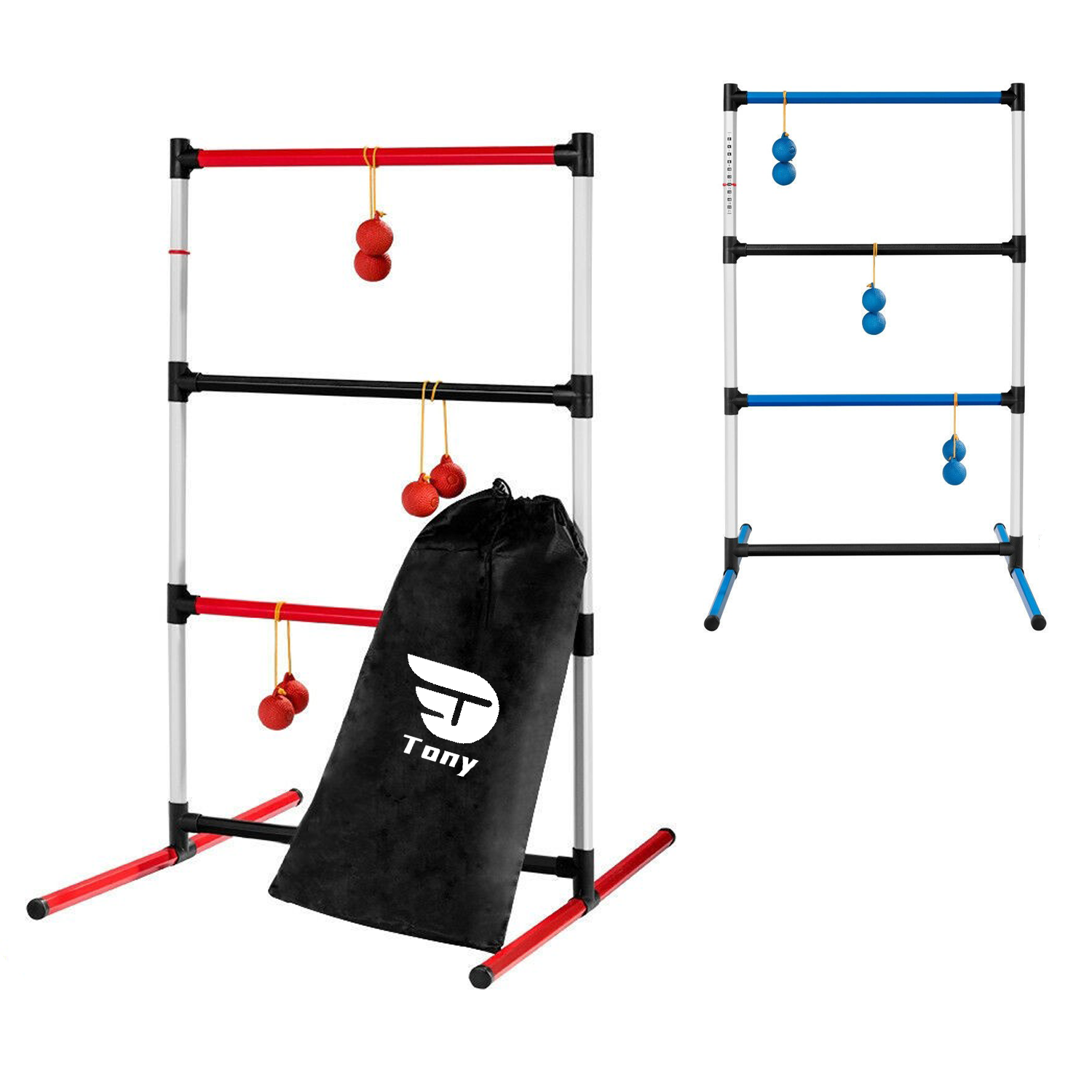 Indoor Leisure Sports Ladder Ball Game Set Golf Racks