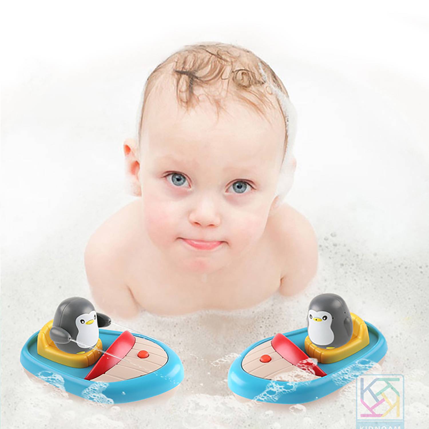 Baby Electric Spraying Penguin Boat Bath Toy - Image 6