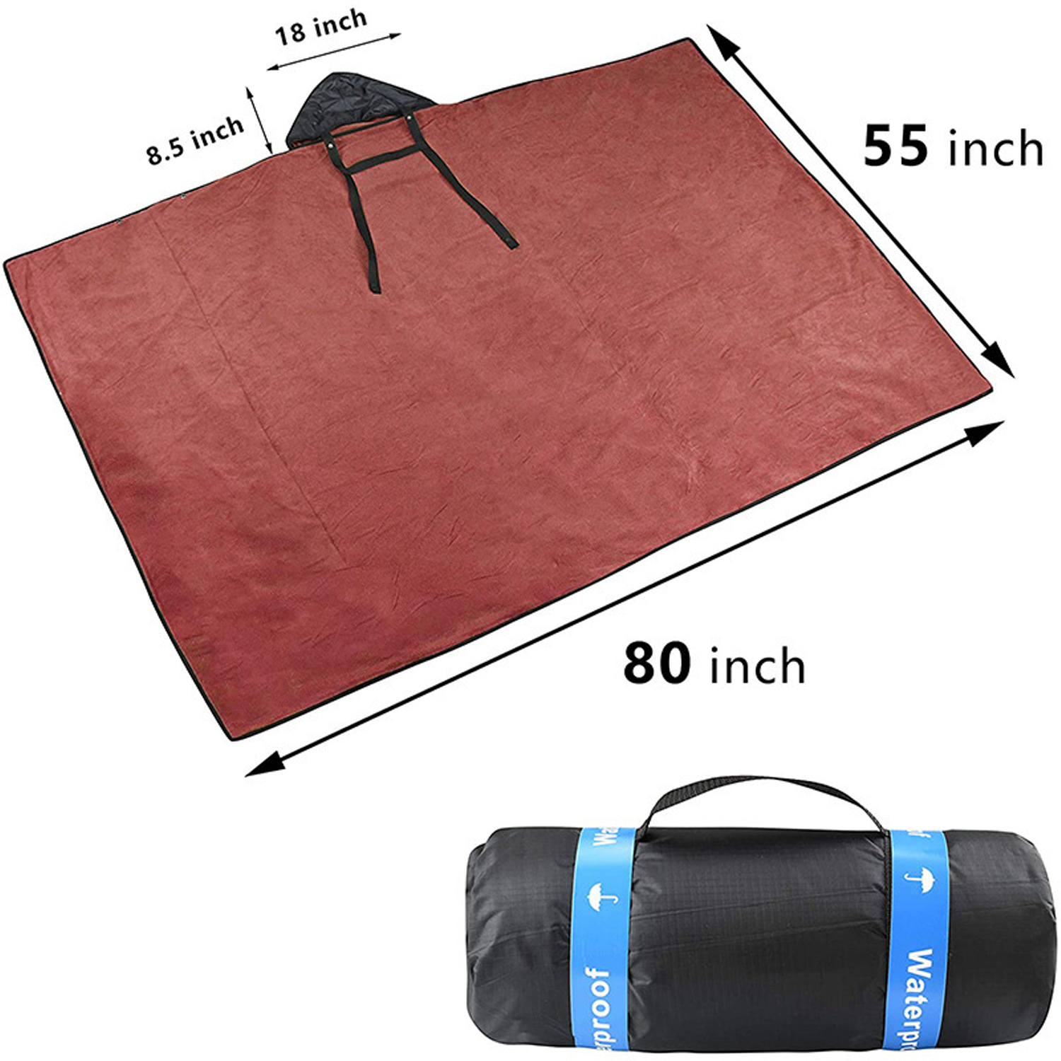 Windproof & Warm Wearable Camping Quilt - Image 3