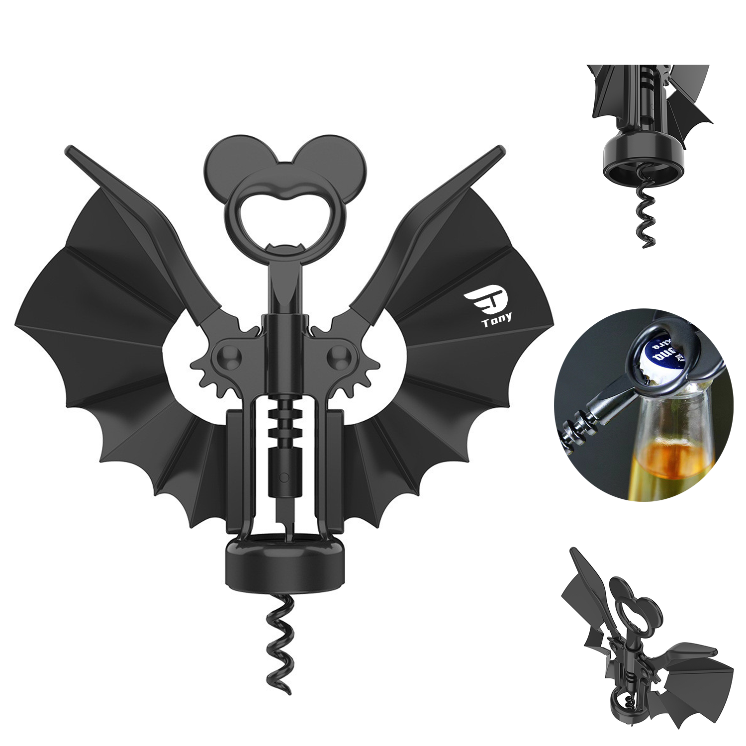 Bat Wine Bottle Opener