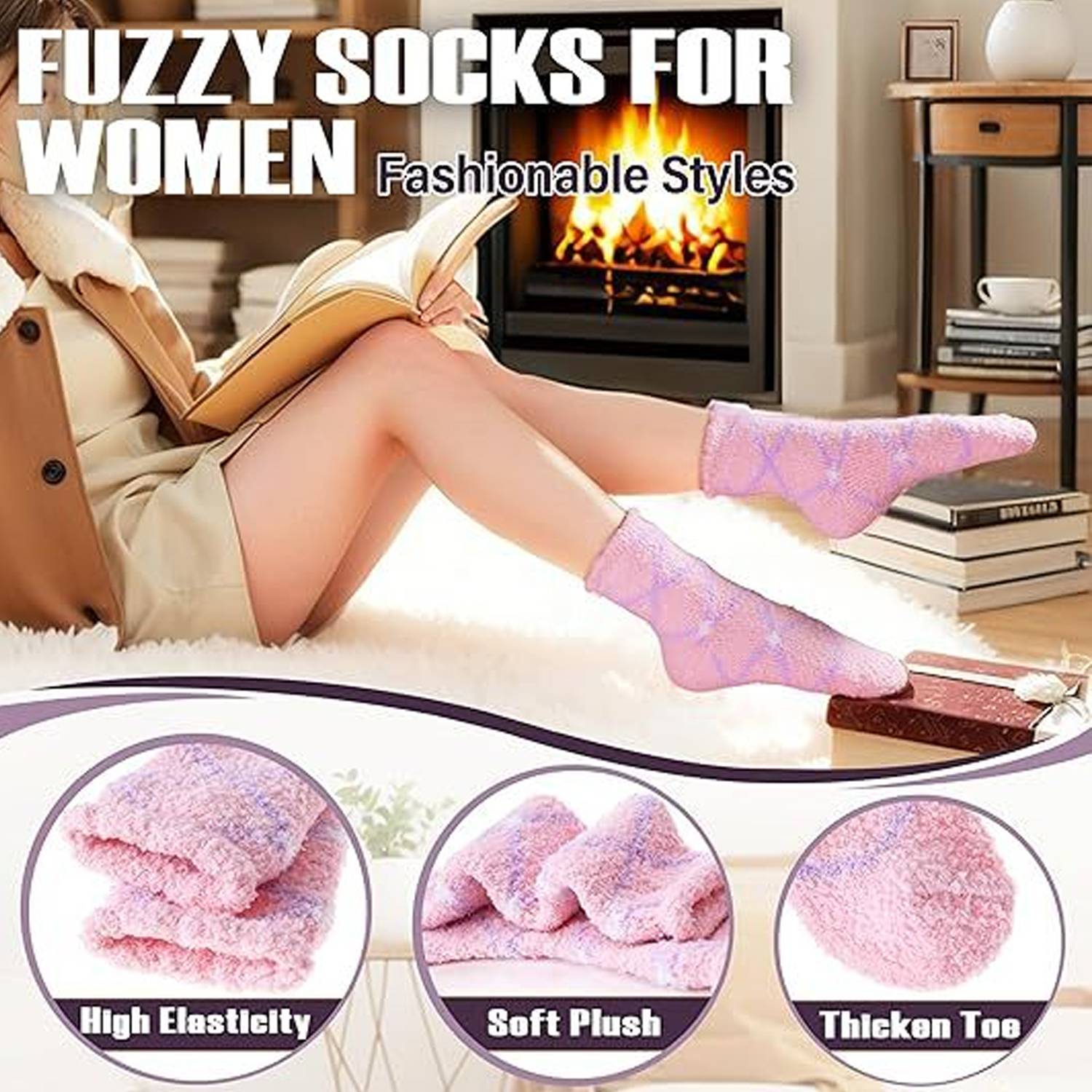 Shock Absorbing Cotton Elastic Sock