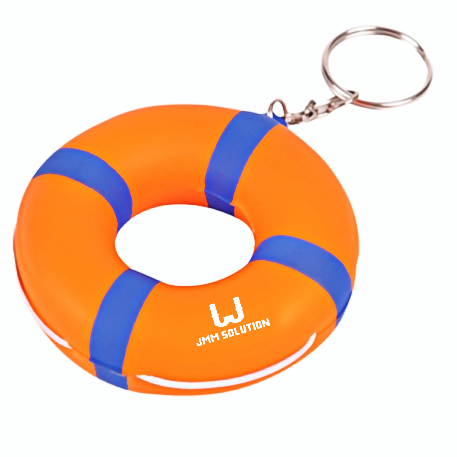 PU Foam Lifebuoy Shaped Stress Reliever Toy Keychain