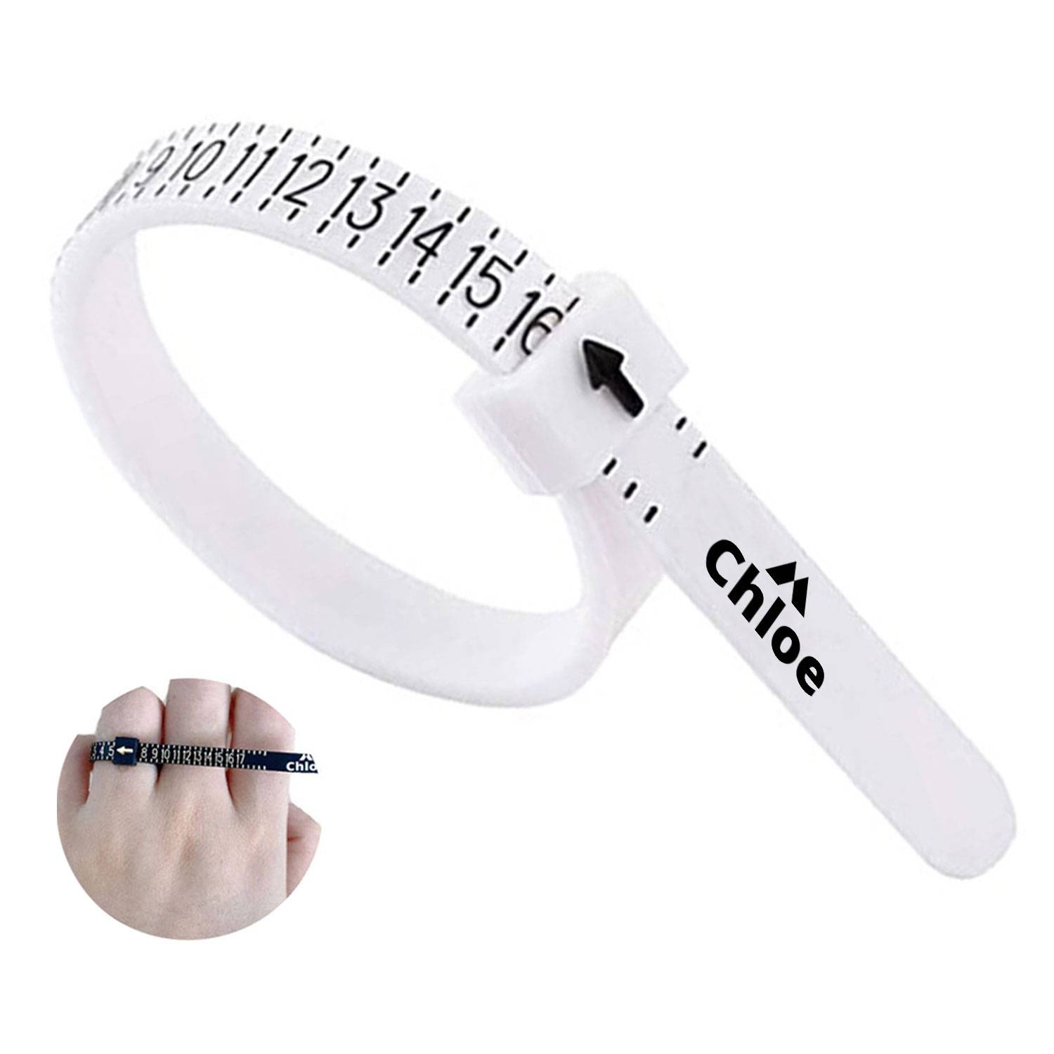 Measuring Set Reusable Finger Size Gauge Measure Tool