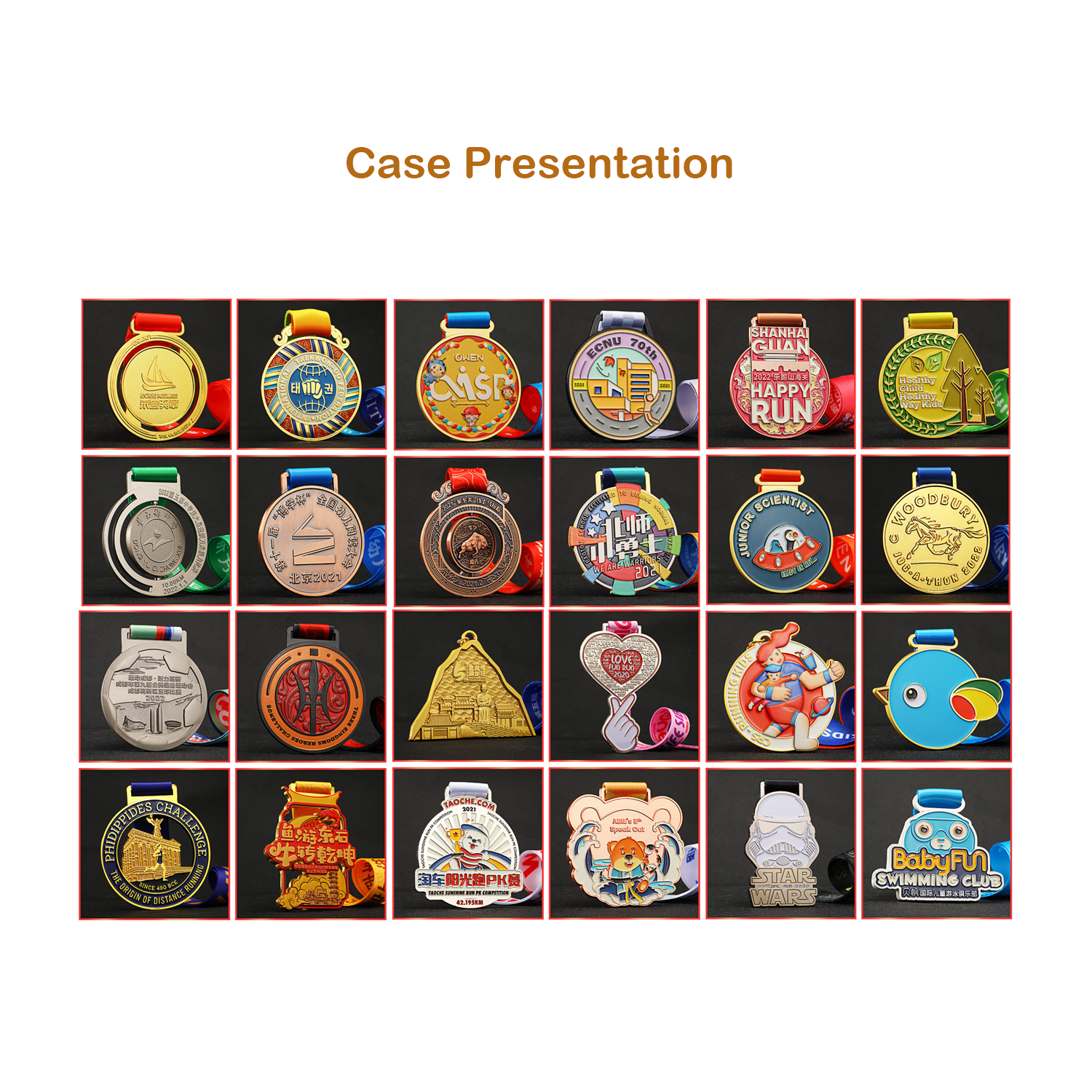 Custom Fashion Logo Antique Gold Copper Sports Team Medals - Image 3