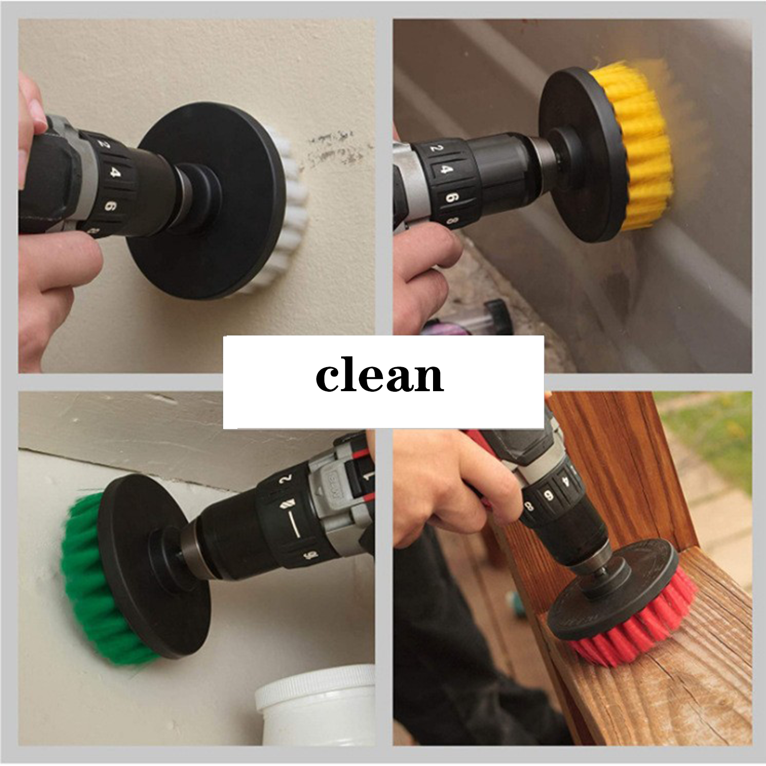 5 Pcs Drill Brush Attachment Set - Image 3