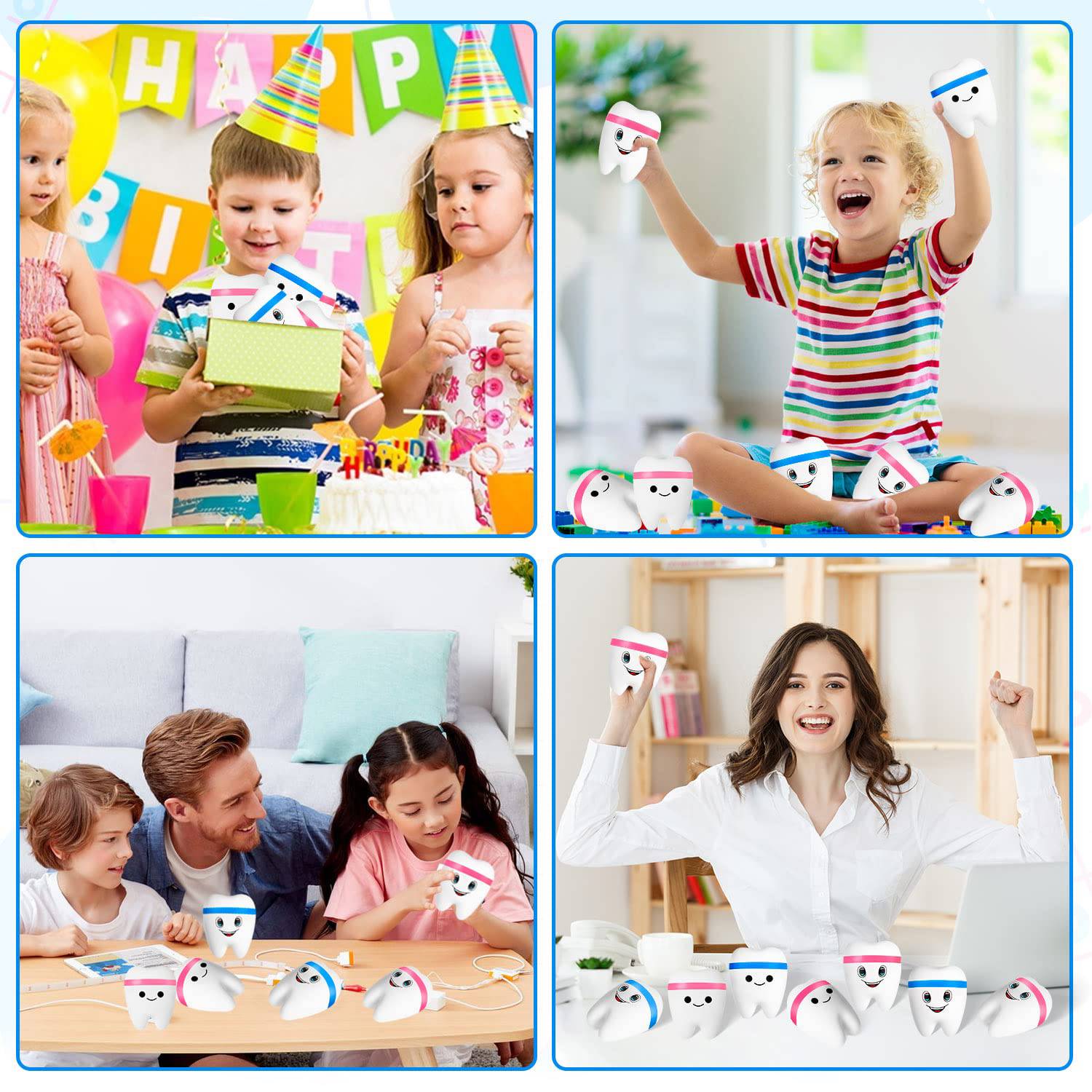 Simulation Teeth PU Slow Rebound Stress Relief Toy - Image 3