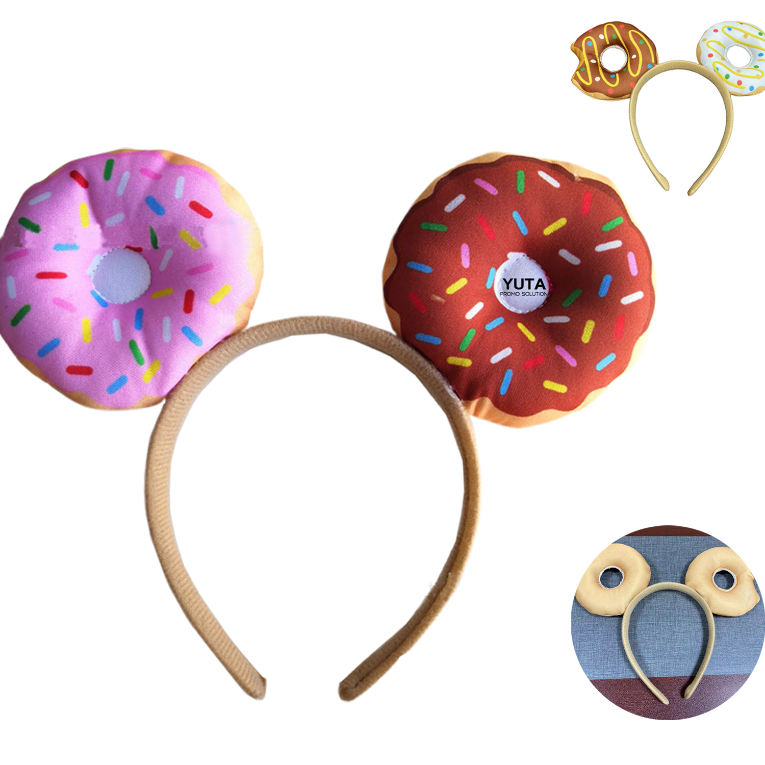 Kids Cartoon Donut Headband