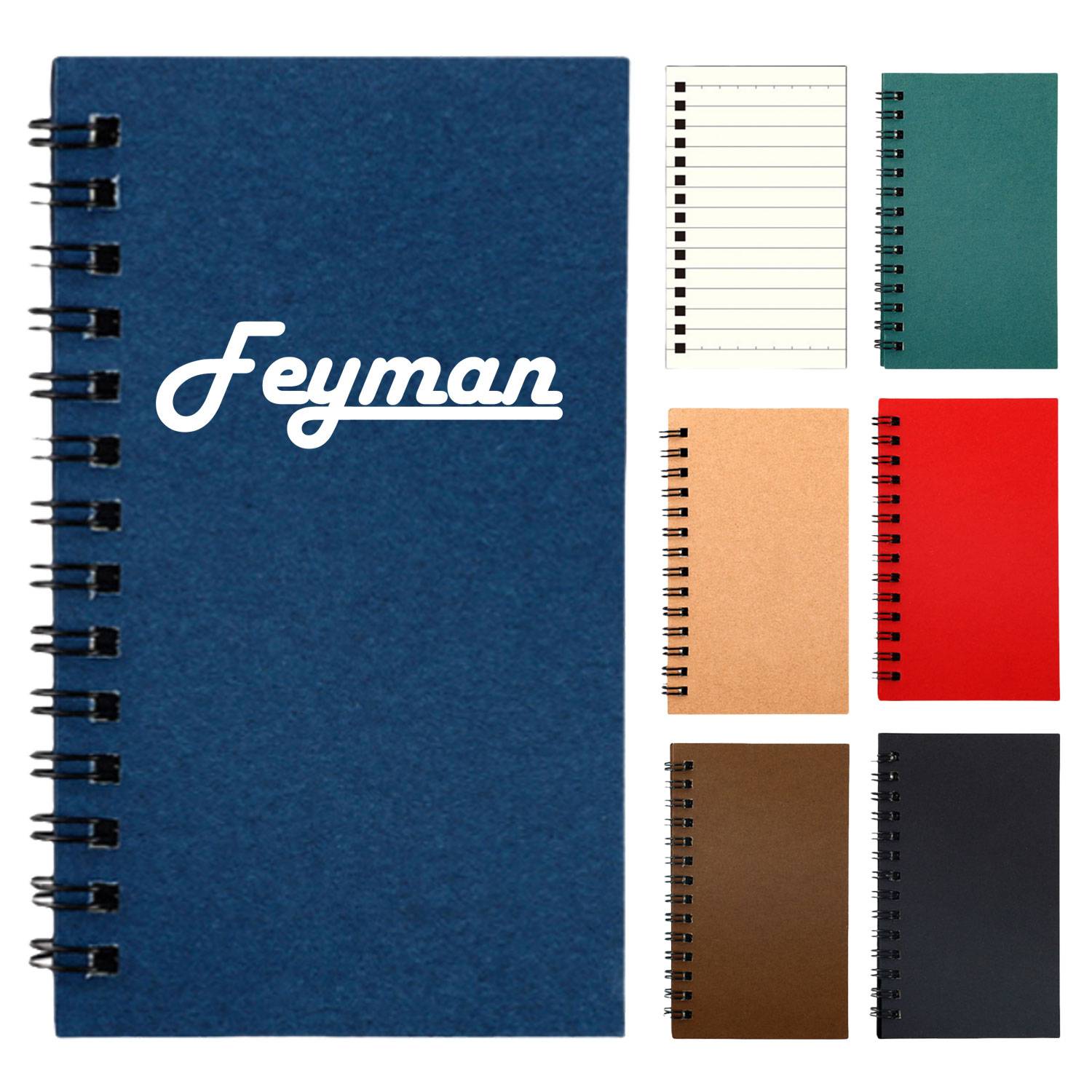 B7 120 Pages Mini Eco Paper Portable Spiral Notebook