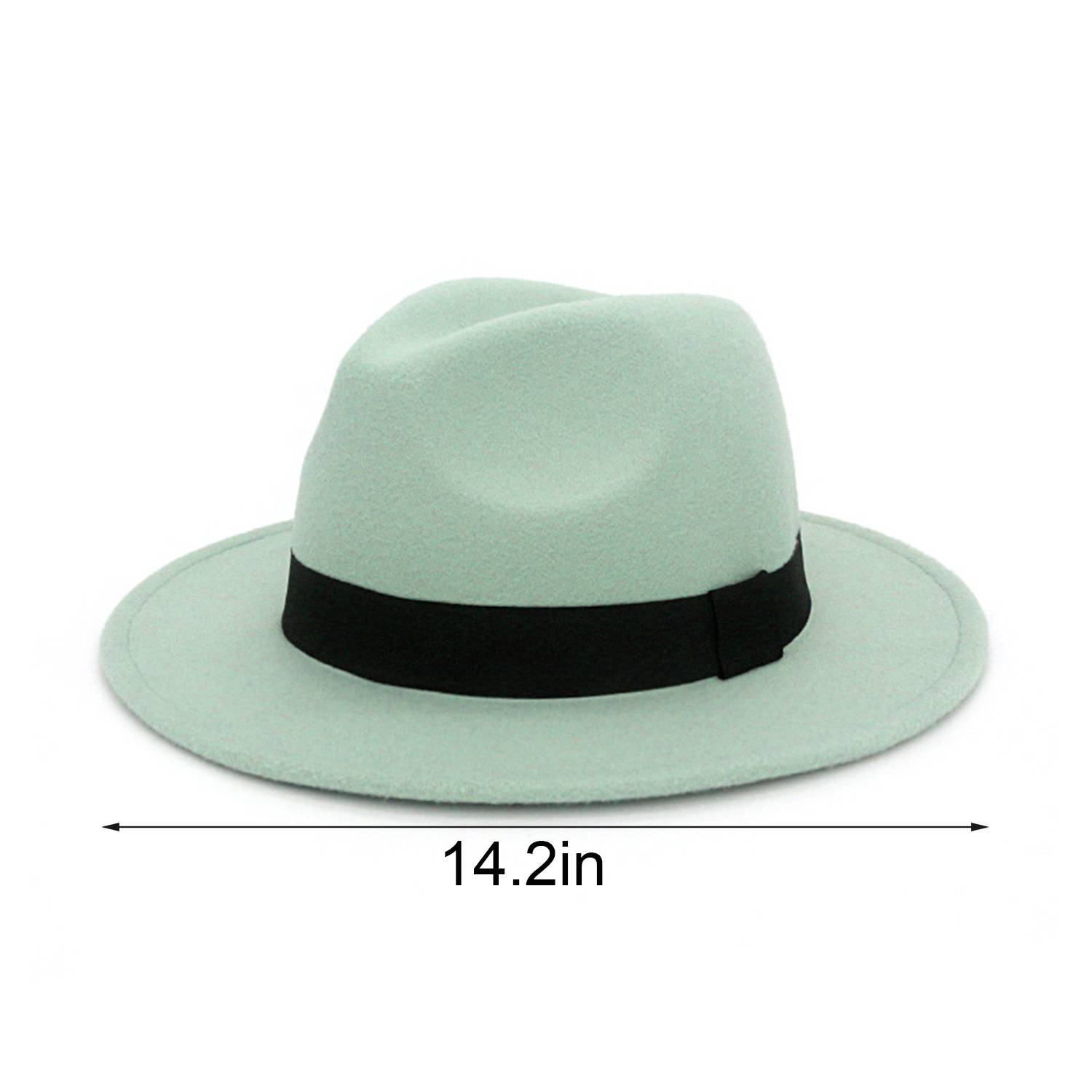 Unisex Vintage Wide Brim Fedora Hat - Image 16