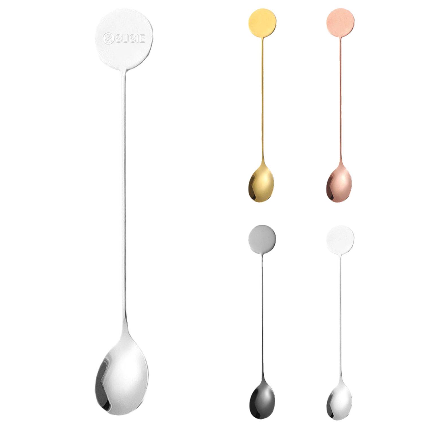 Stainless Steel Polished Long Handle Coffee Stirring Spoon
