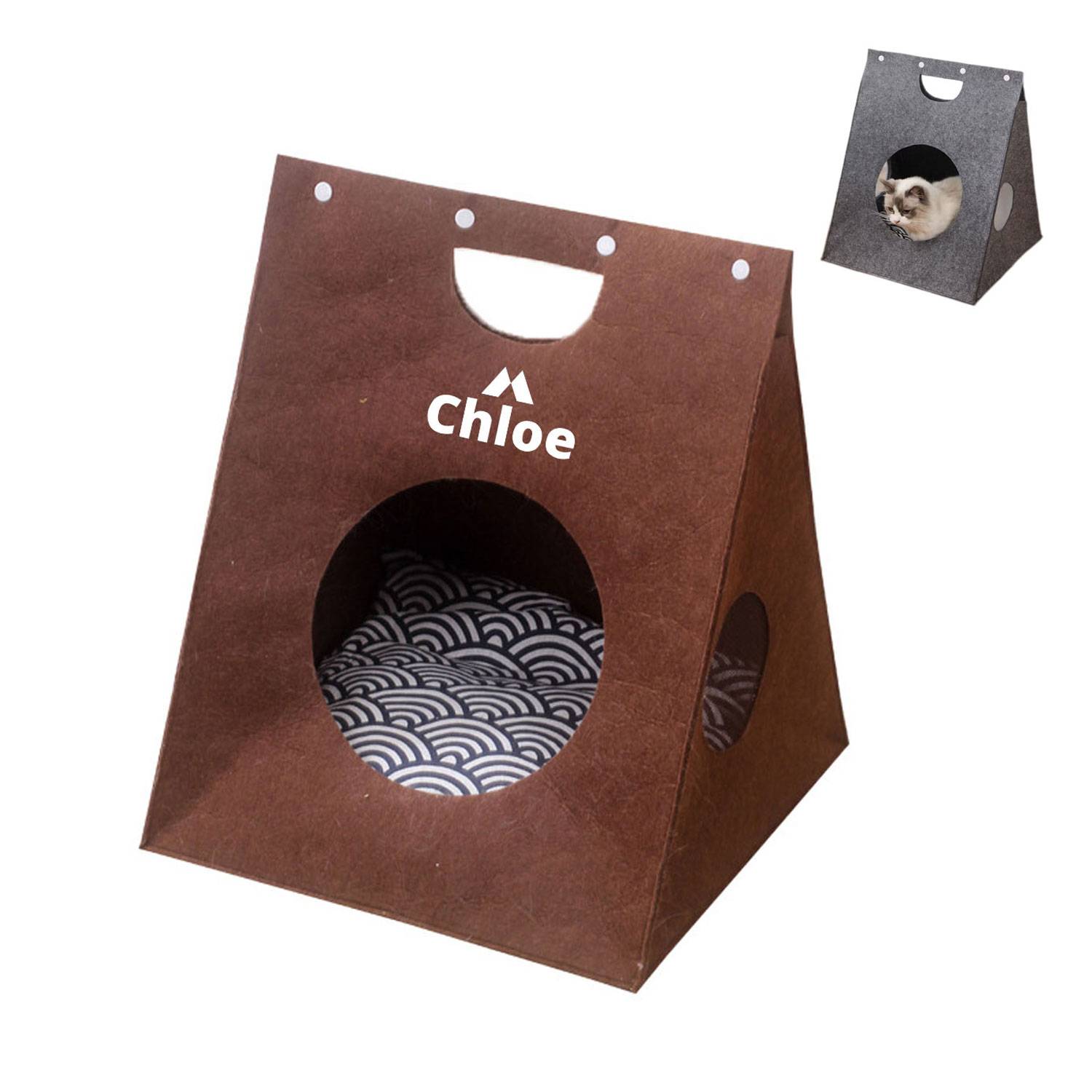 Detachable And Foldable Breathable Felt Kennel