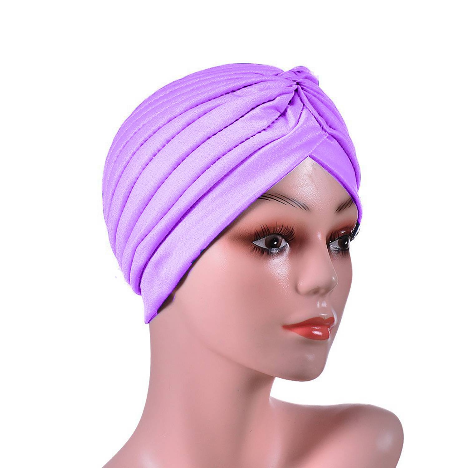 Muslim Women Stretch Turban Hat - Image 5